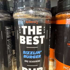 kosmos q the best sizzlin' burger rub
