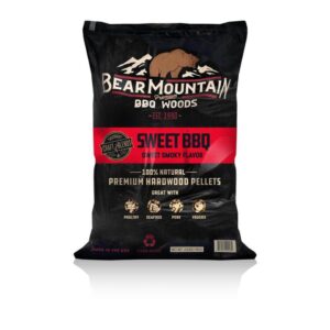 bear mountain premium bbq woods craft blend sweet bbq