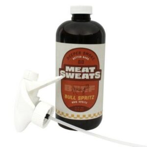 meat sweats bull spritz bbq spritz for optimal bark and tenderness 16 fl oz