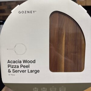 gozney 14 in. acacia wood pizza peel and server
