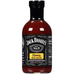 jack daniel's old no. 7 honey bbq sauce – authentic small batch jack daniel’s bbq sauce – preservative free – 19.5 oz (b087qrp1w5)